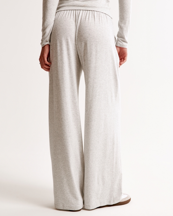 Cozy Lounge Knit Wide Leg Sweatpant