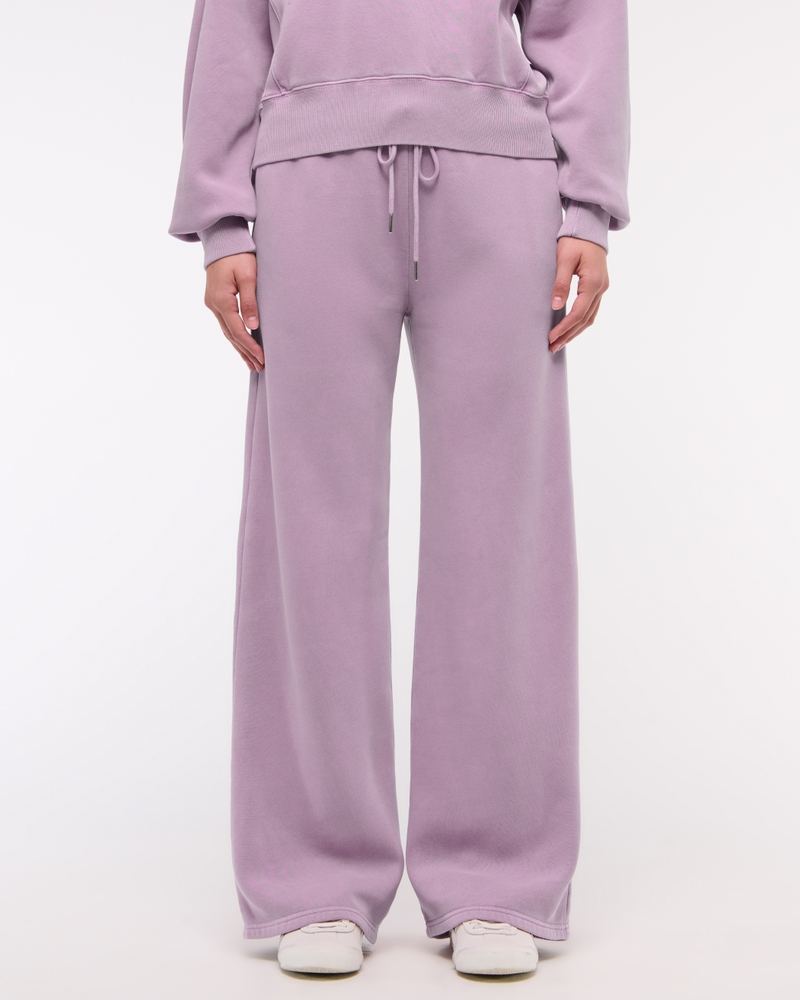 Essential Mid Rise Wide Leg Sunday Sweatpant