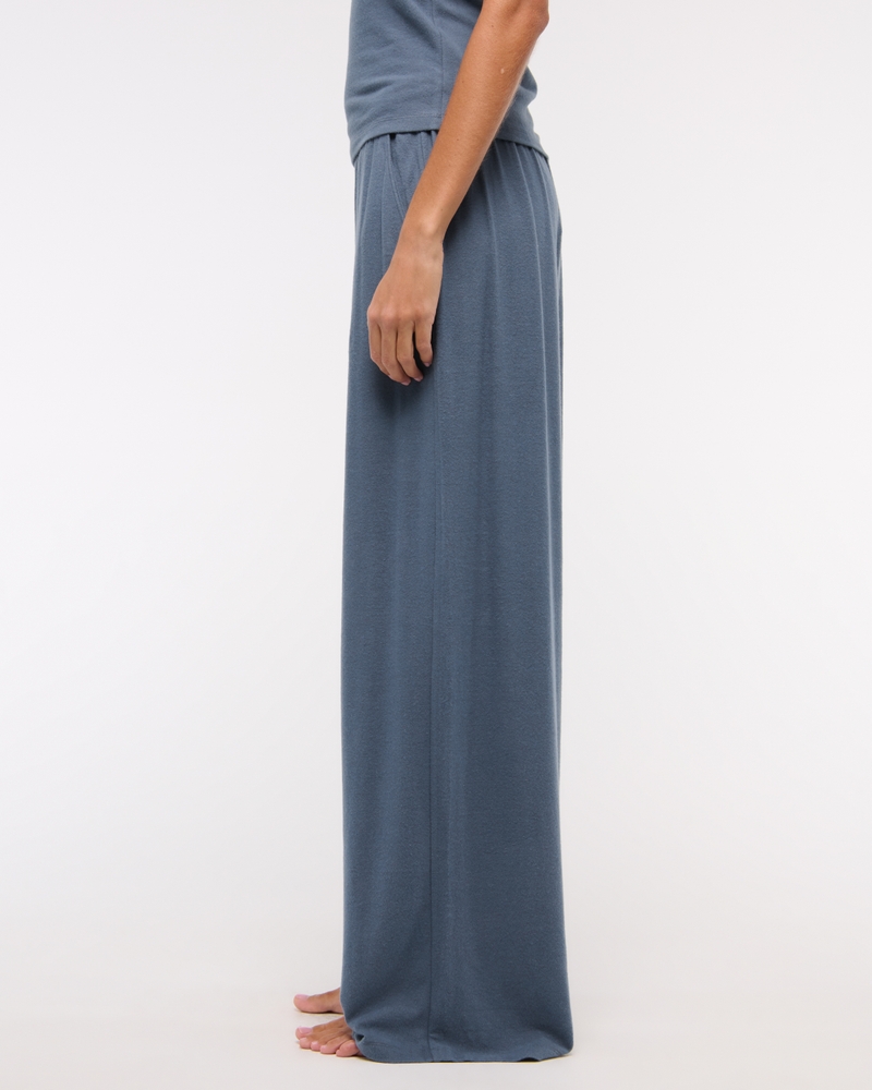 Lounge Brushed Wide Leg Pant