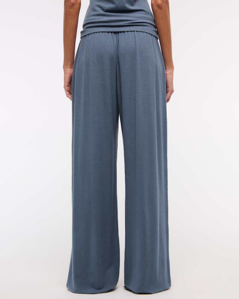 Lounge Brushed Wide Leg Pant