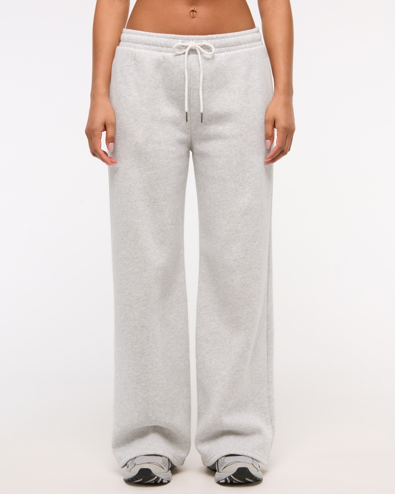 Essential Mid Rise Wide Leg Sweatpant