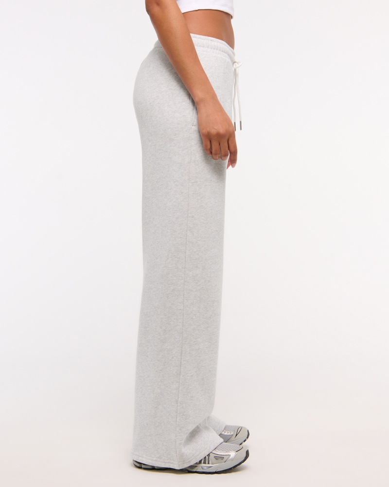Essential Mid Rise Wide Leg Sweatpant
