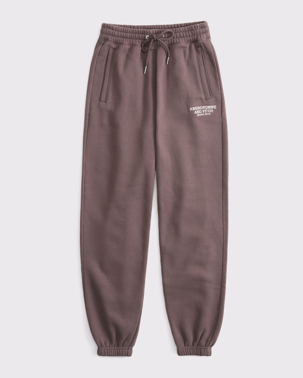 Oversized Logo Sunday Jogger, Brown view 1