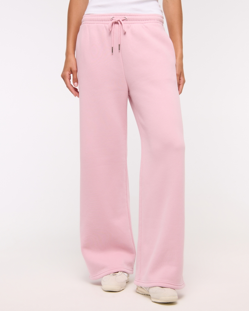 High Rise Wide Leg Sunday Sweatpant