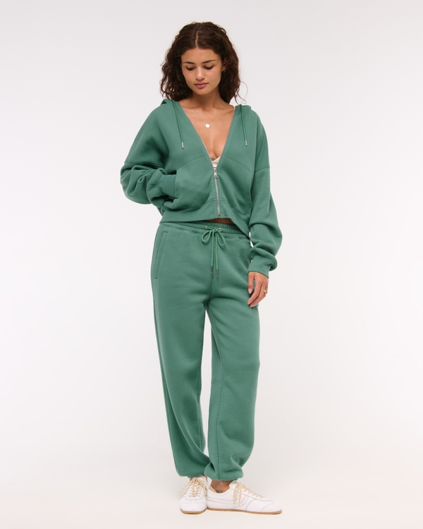 Essential Sunday Sweatpant, Green view 1