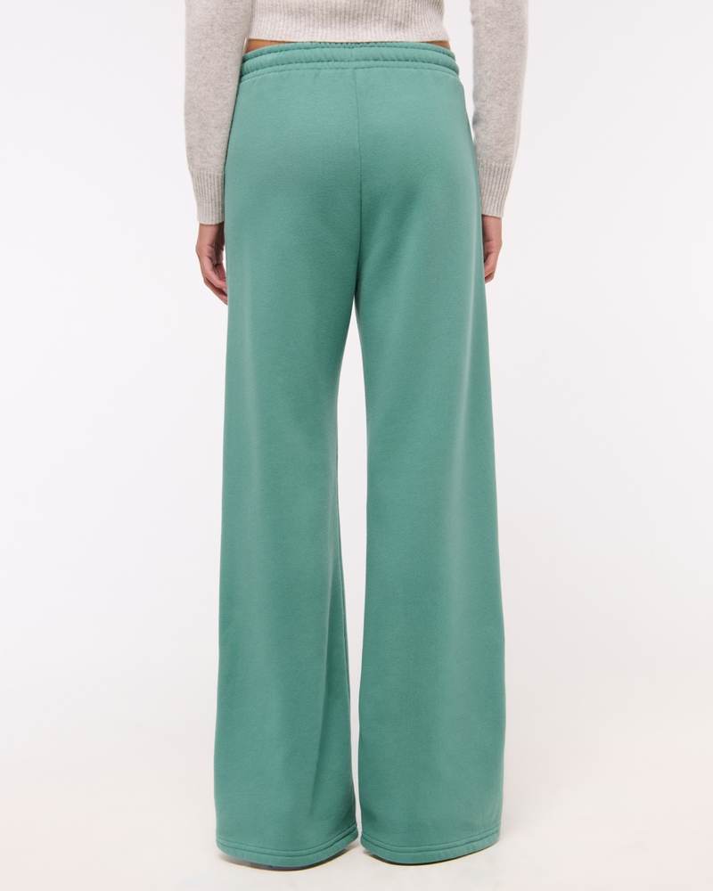 High Rise Wide Leg Sunday Sweatpant