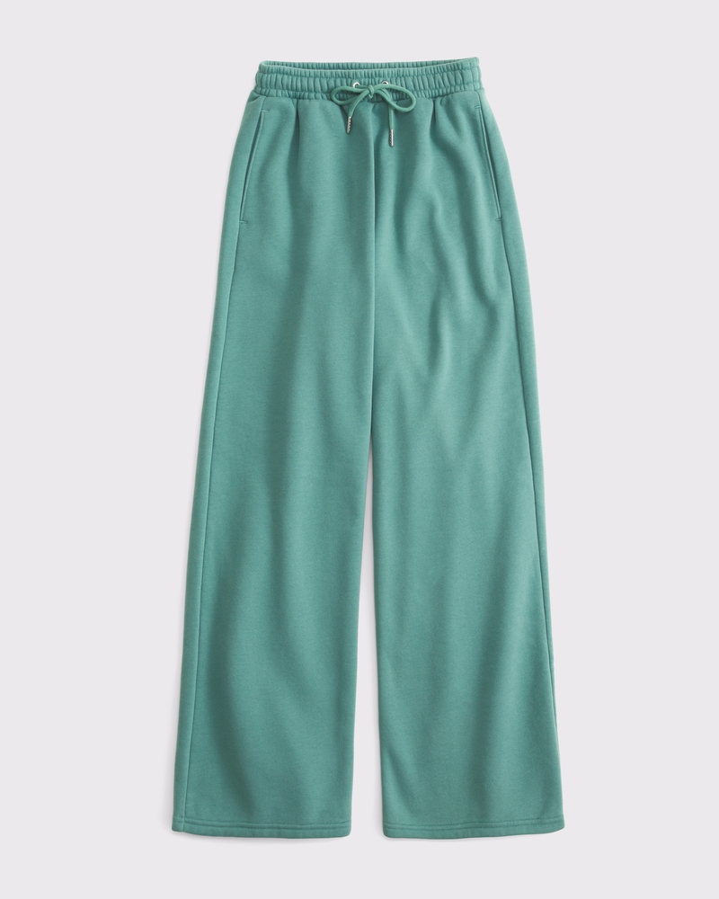 High Rise Wide Leg Sunday Sweatpant