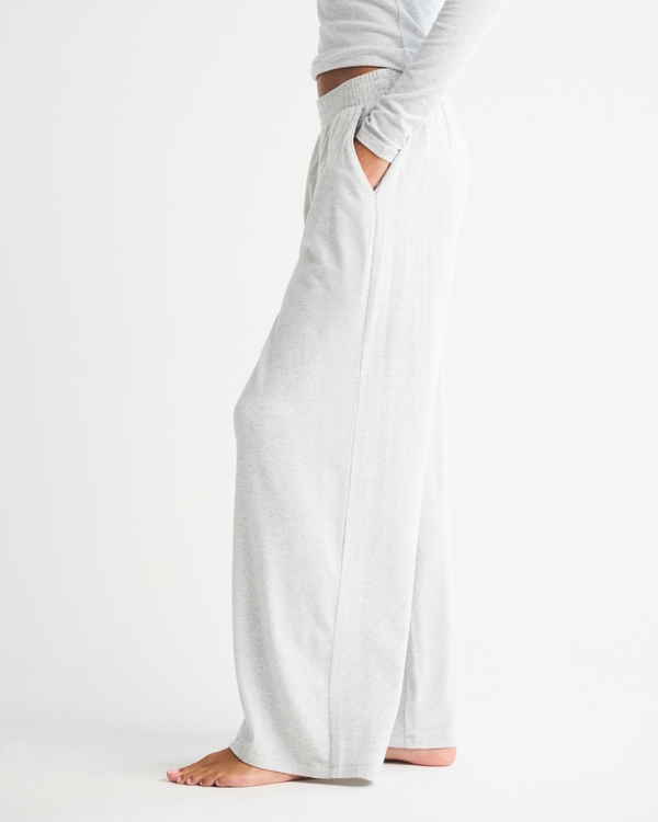Lounge Brushed Wide Leg Sweatpant