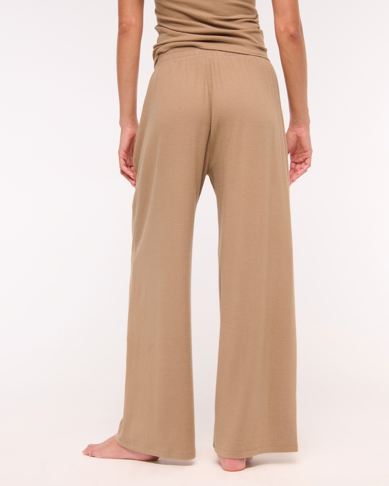 Lounge Brushed Wide Leg Sweatpant