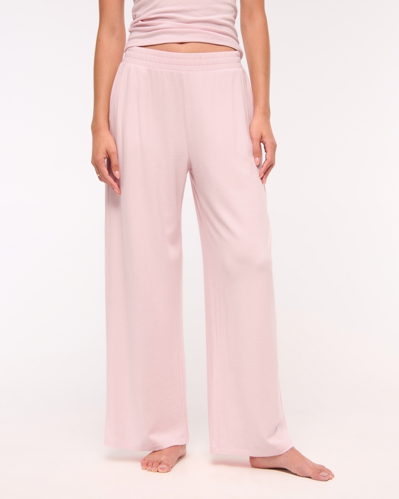 Lounge Brushed Wide Leg Sweatpant