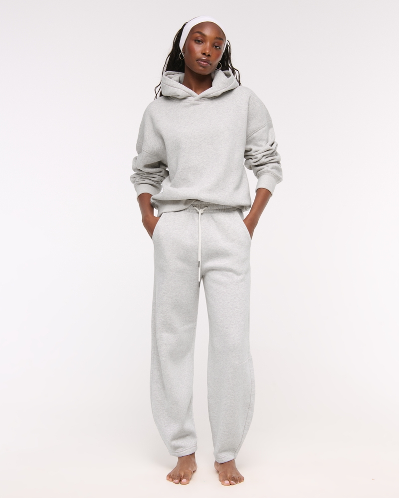 Women's High Rise Barrel Sunday Sweatpant | Women's Bottoms | Abercrombie.com
