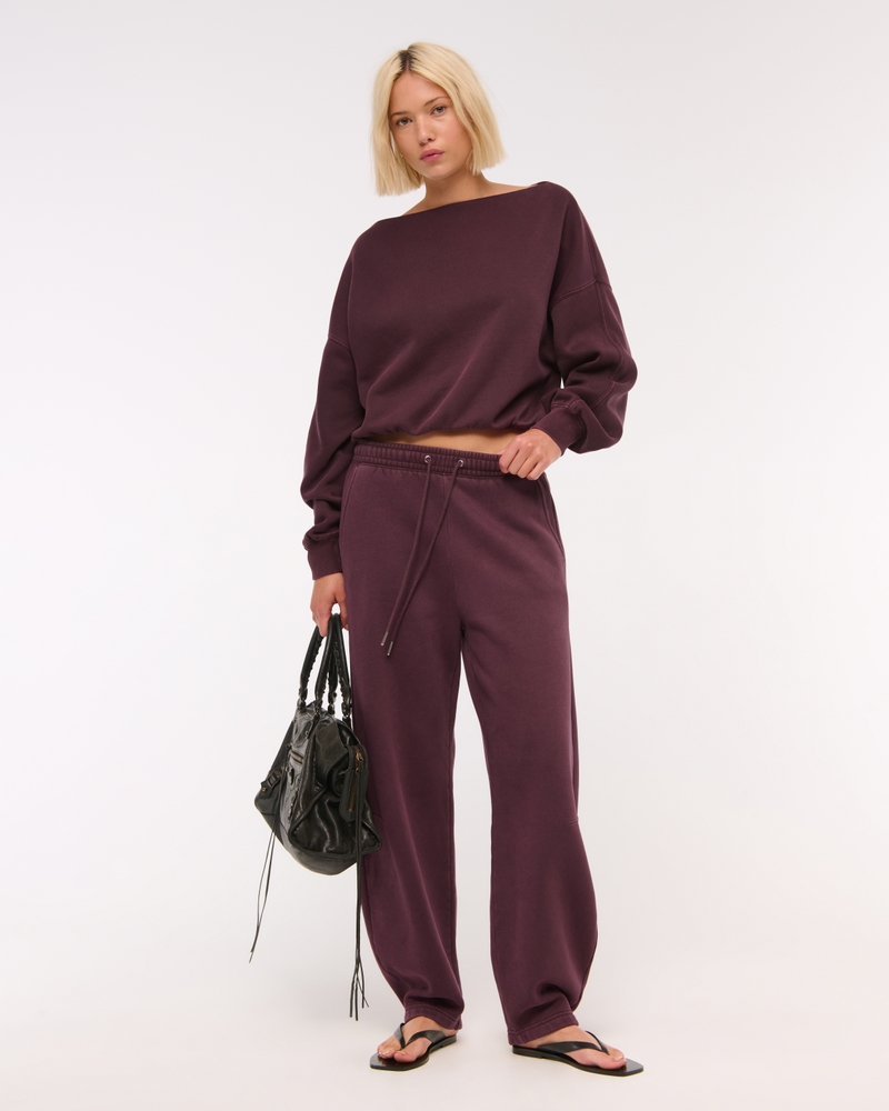 High Rise Barrel Sunday Sweatpant