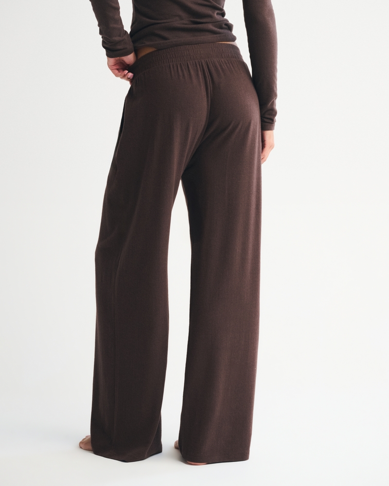 Lounge Brushed Wide Leg Sweatpant