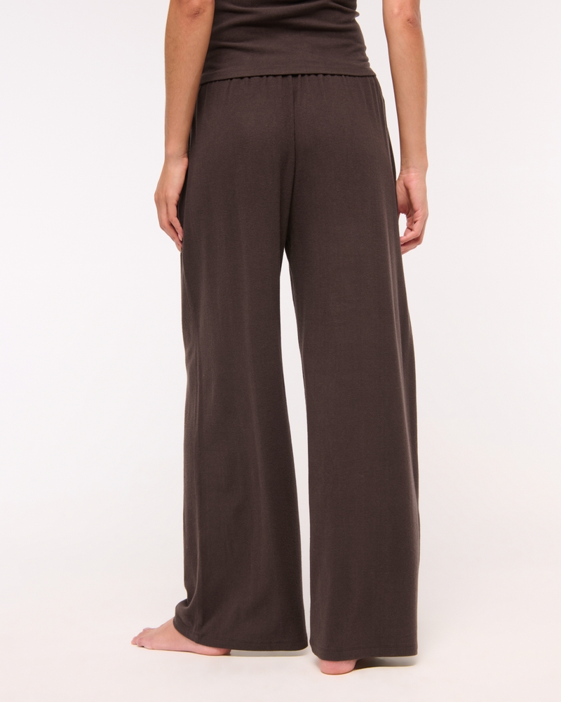 Lounge Brushed Wide Leg Sweatpant