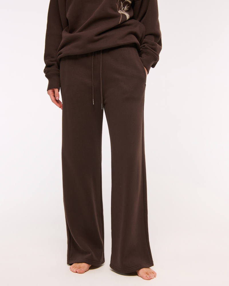 High Rise Wide Leg Sunday Sweatpant