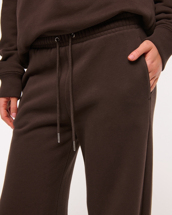 High Rise Wide Leg Sunday Sweatpant