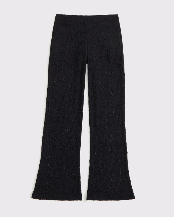 Women's High Rise Knit Lace Pant | Women's Clearance | Abercrombie.com