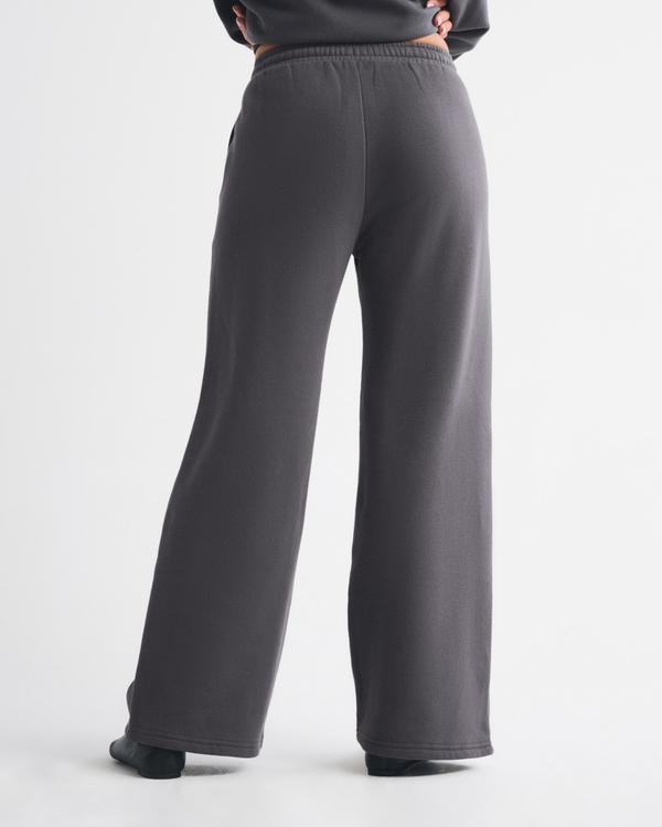 High Rise Sunday Wide Leg Sweatpant