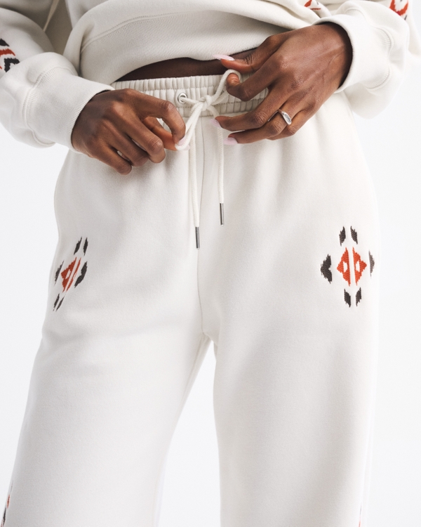 High Rise Sunday Wide Leg Sweatpant