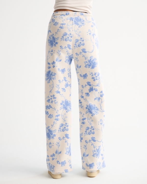 High Rise Sunday Wide Leg Sweatpant