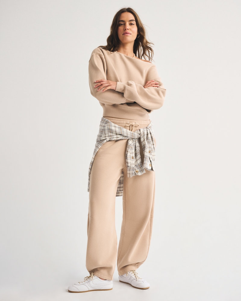 High Rise Sunday Barrel Sweatpant