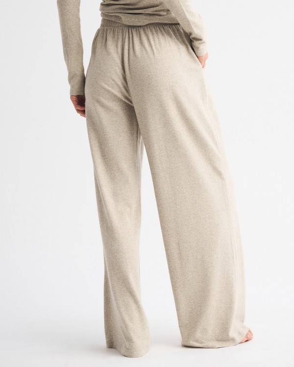 Lounge Brushed Wide Leg Sweatpant