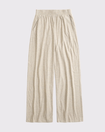 Lounge Brushed Wide Leg Sweatpant
