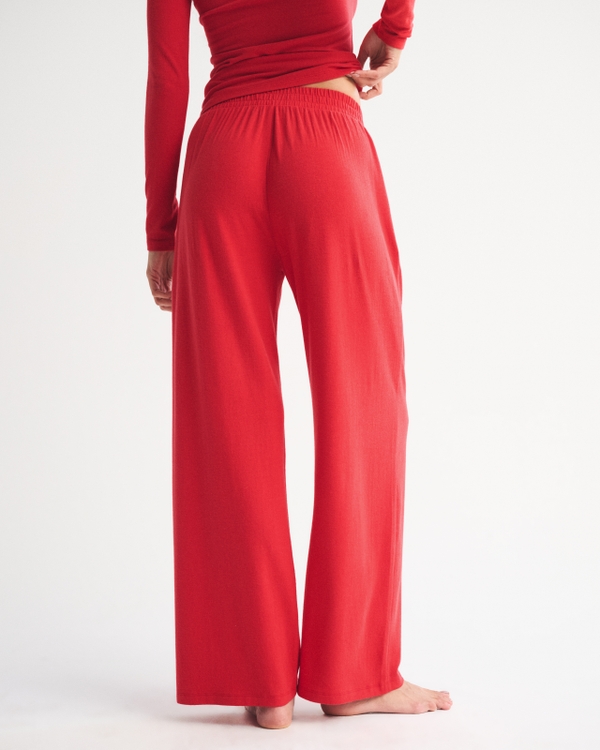 Lounge Brushed Wide Leg Sweatpant