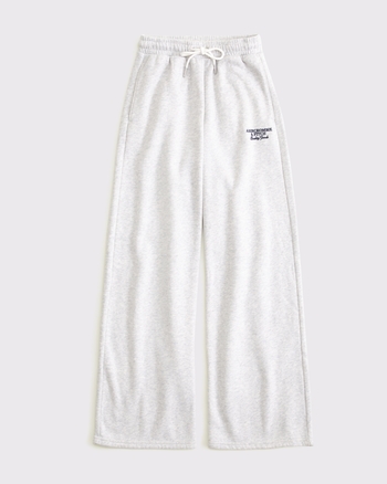 Logo Wide Leg Sweatpant