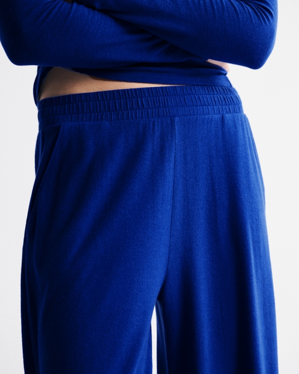 Lounge Brushed Wide Leg Sweatpant