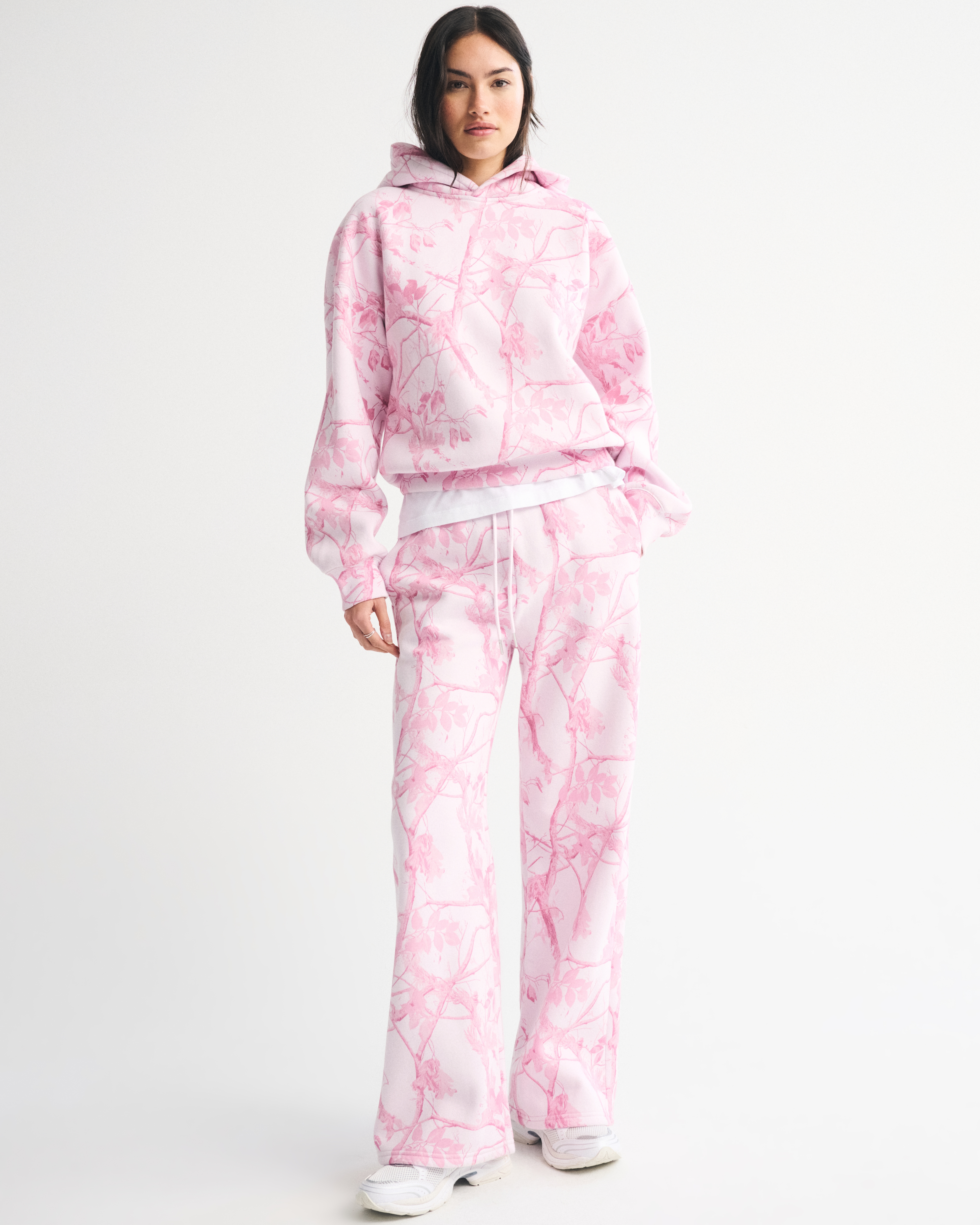 Abercrombie & Fitch High Rise Sunday Wide Leg Sweatpant