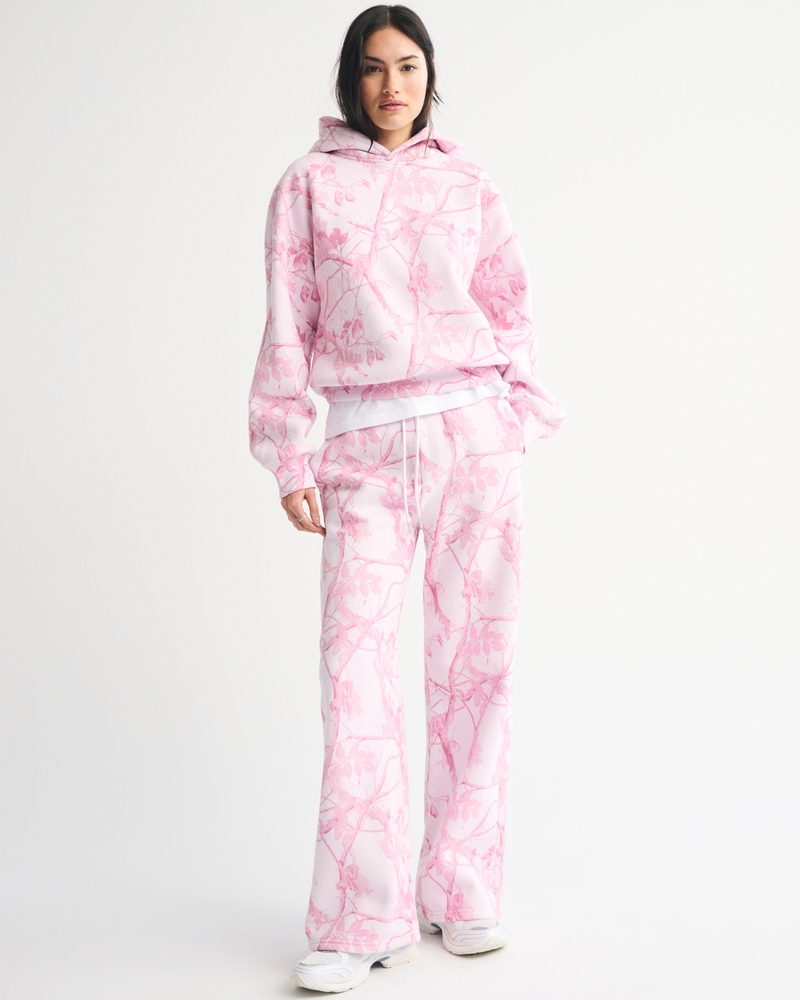 High Rise Sunday Wide Leg Sweatpant