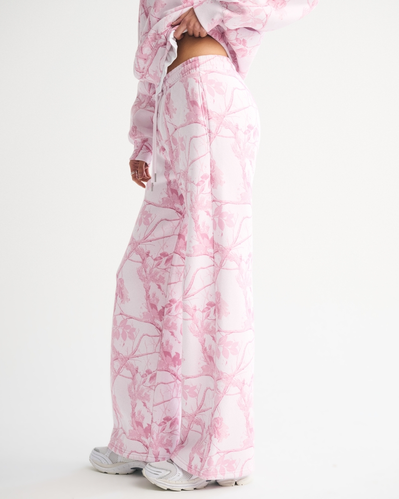 High Rise Sunday Wide Leg Sweatpant