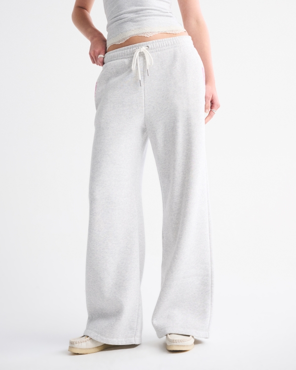 High Rise Sunday Wide Leg Sweatpant