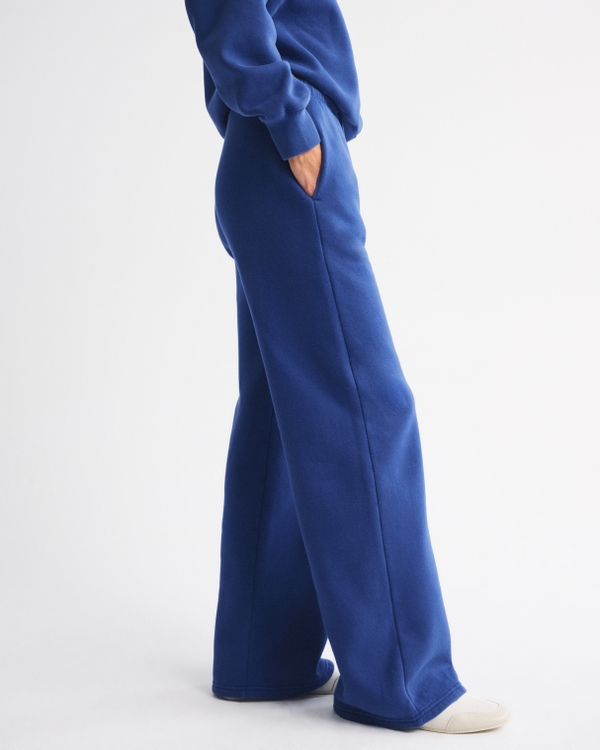 High Rise Sunday Wide Leg Sweatpant