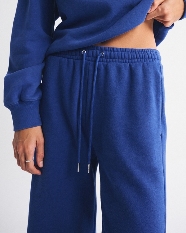 High Rise Sunday Wide Leg Sweatpant