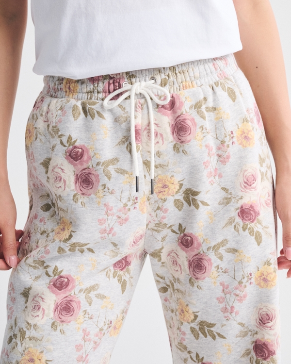 High Rise Sunday Wide Leg Sweatpant