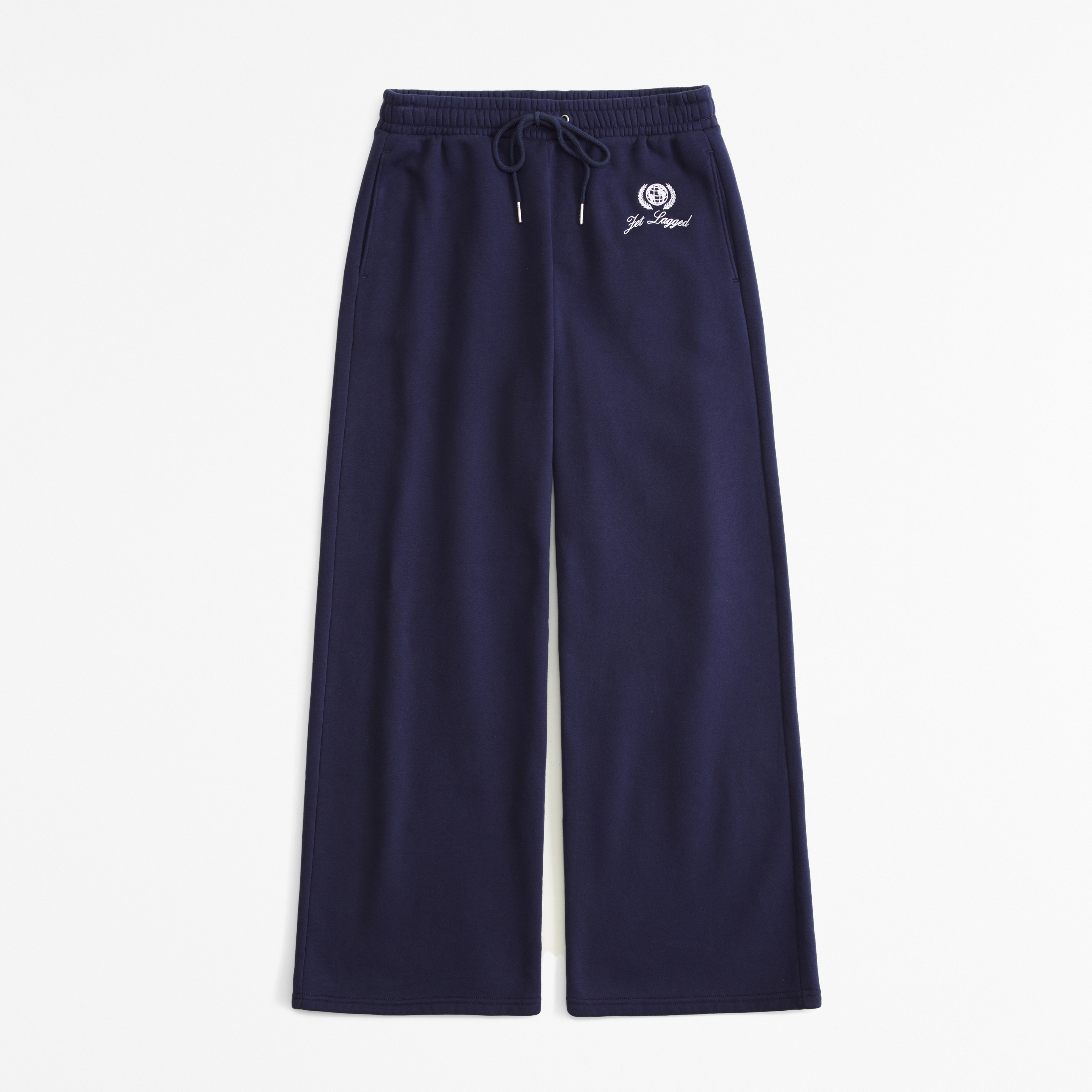 Dames Must-have sweatpants met wijde pijpen en halfhoge taille | Dames  Opruiming | Abercrombie.com