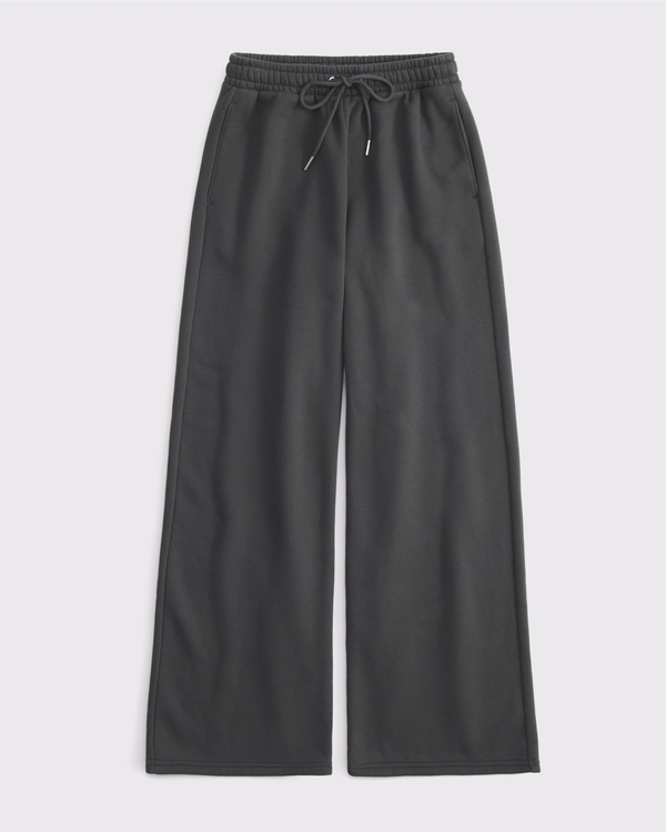 Sunday Wide Leg Sweatpant, Dark Gray view 1