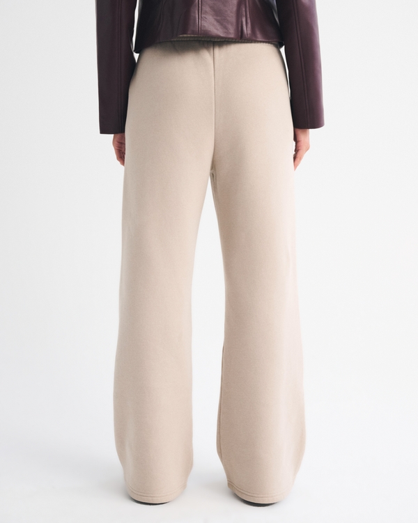 High Rise Sunday Wide Leg Sweatpant
