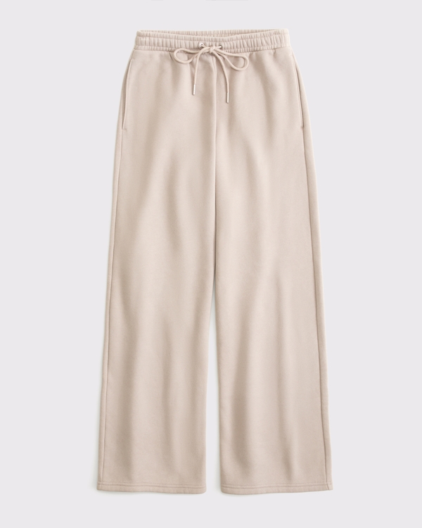 High Rise Sunday Wide Leg Sweatpant