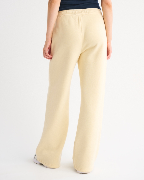 High Rise Sunday Wide Leg Sweatpant