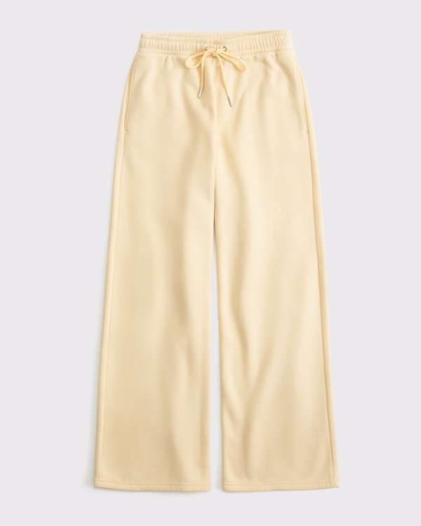 High Rise Sunday Wide Leg Sweatpant