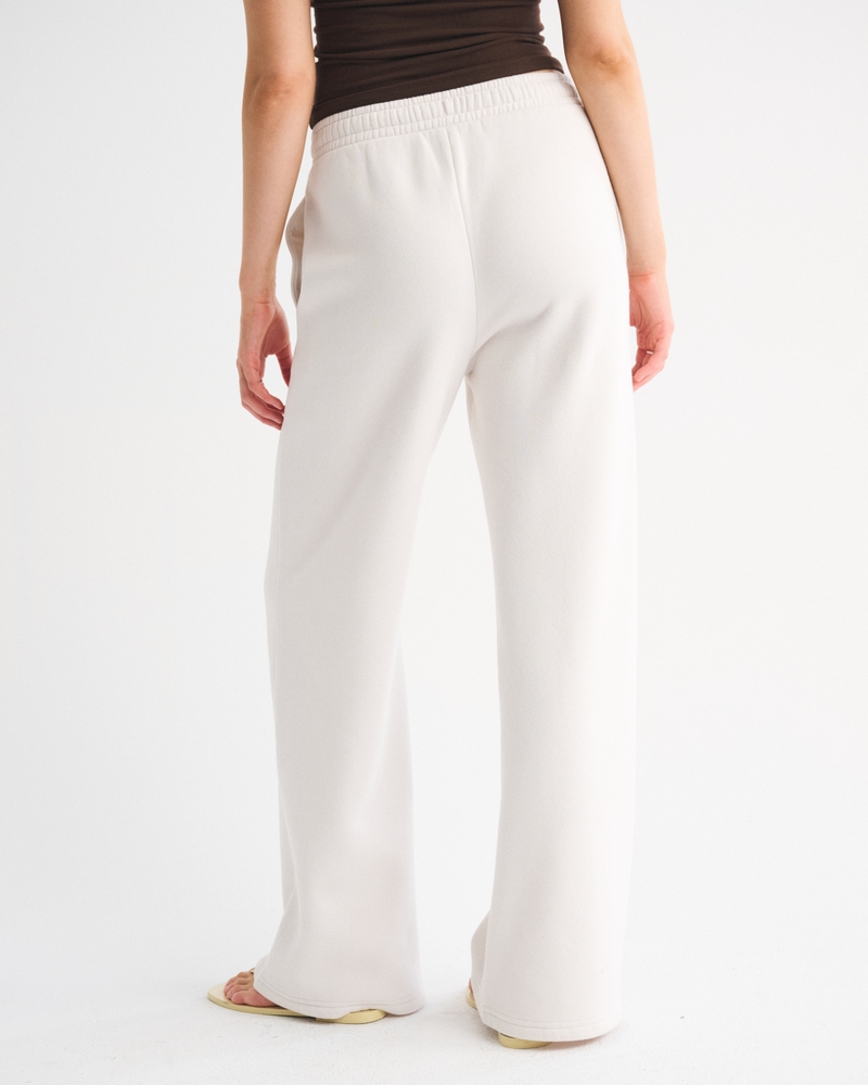 High Rise Sunday Wide Leg Sweatpant