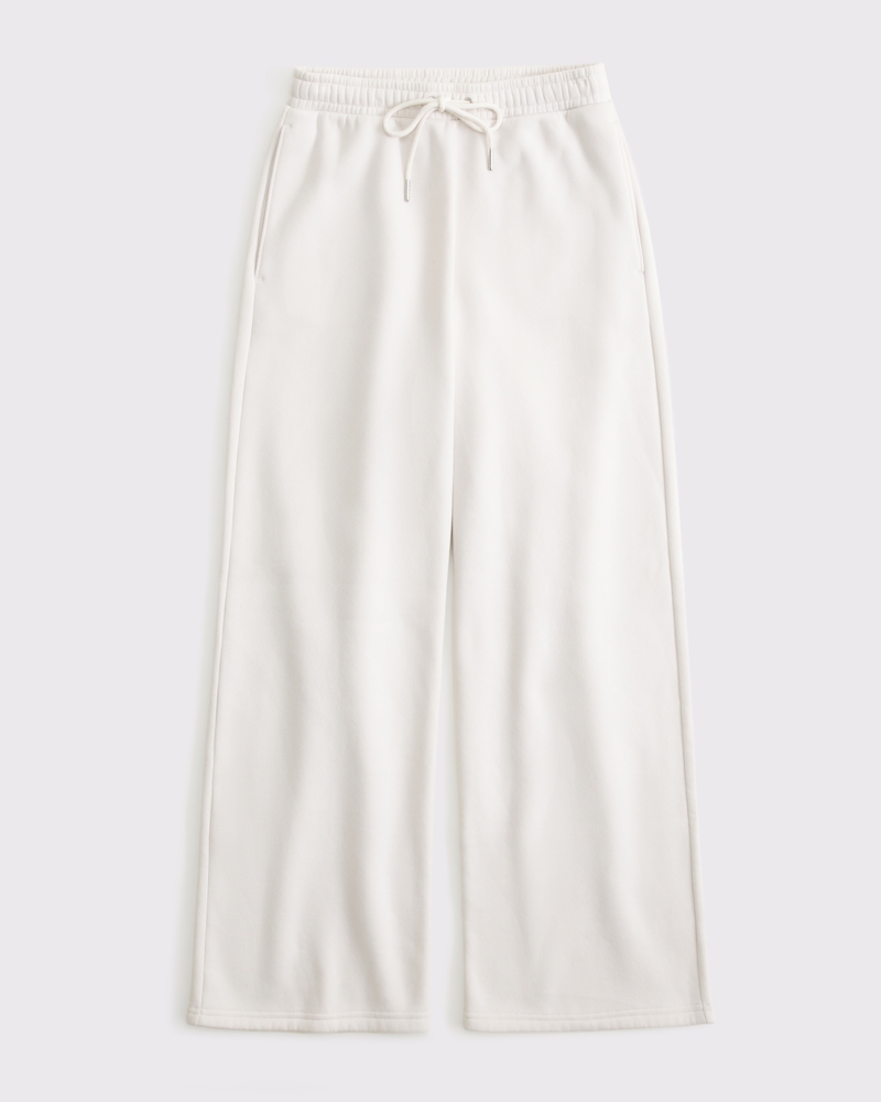 High Rise Sunday Wide Leg Sweatpant