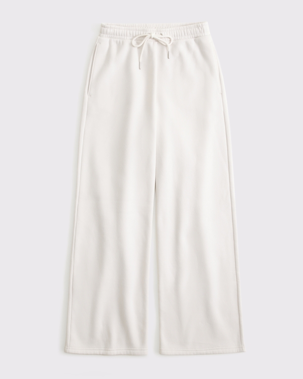 High Rise Sunday Wide Leg Sweatpant
