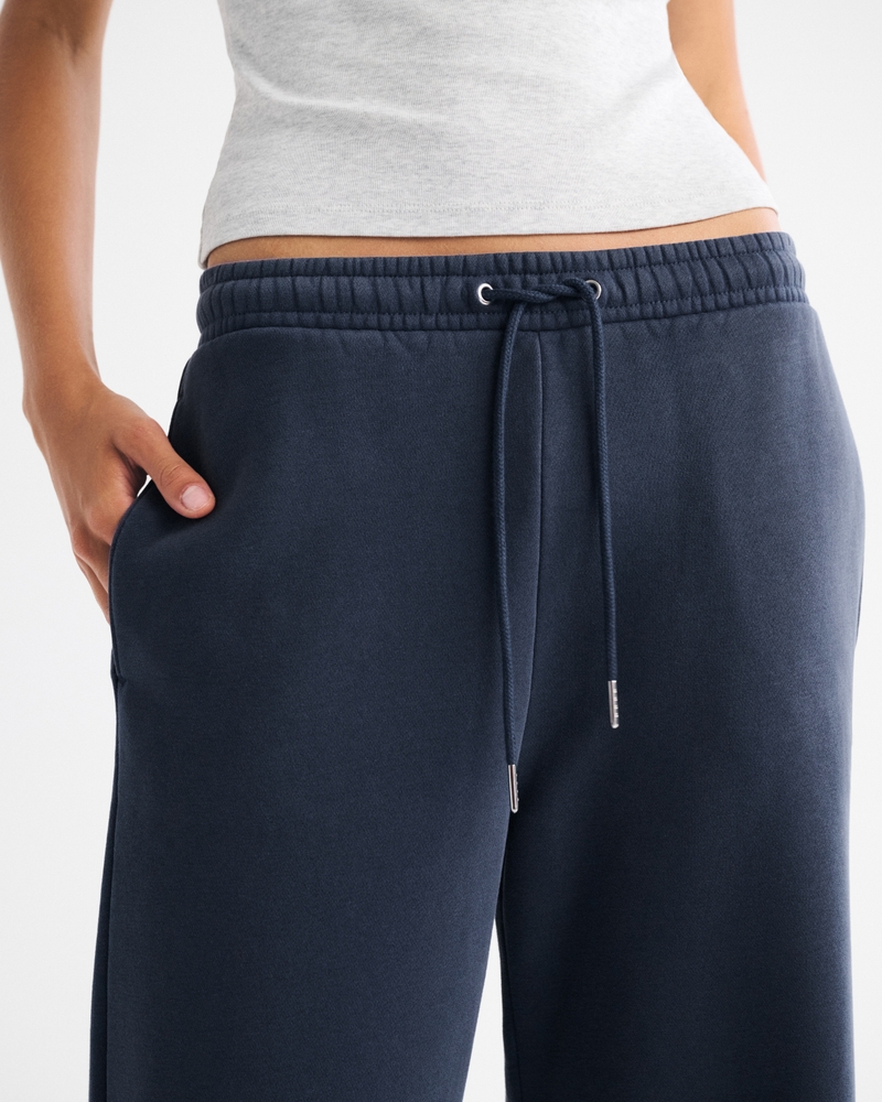 High Rise Sunday Wide Leg Sweatpant