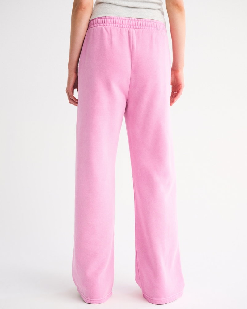 High Rise Sunday Wide Leg Sweatpant