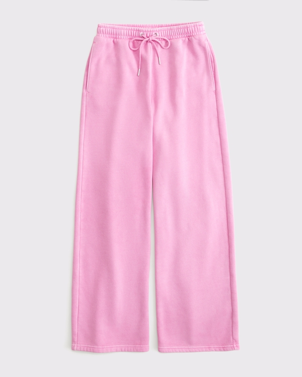 High Rise Sunday Wide Leg Sweatpant