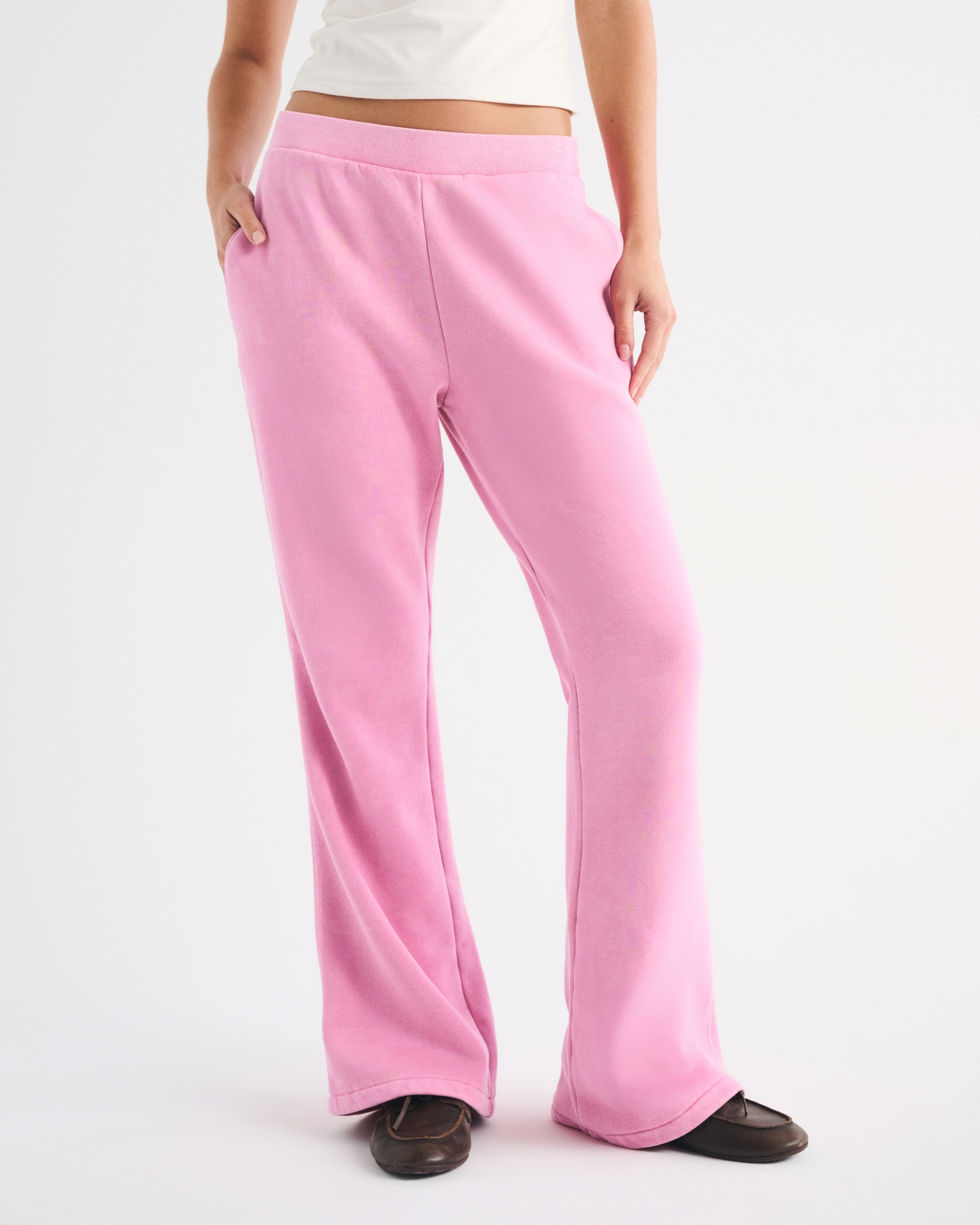 High Rise Sunday Flare Sweatpant